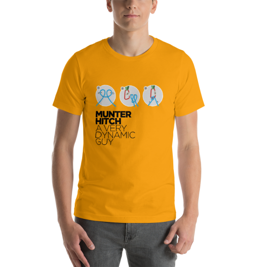MUNTER HITCH - Camiseta manga corta unisex (Oro)