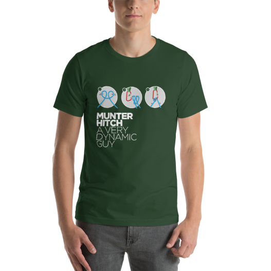 MUNTER HITCH - Camiseta manga corta unisex (Bosque)