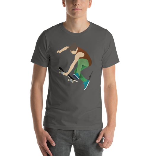 SKATING FEVER - Camiseta manga corta unisex (Asfalto)