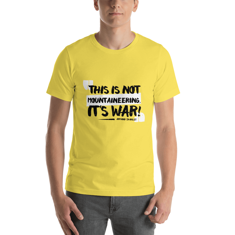 IT’S WAR! - Camiseta manga corta unisex (Amarillo)