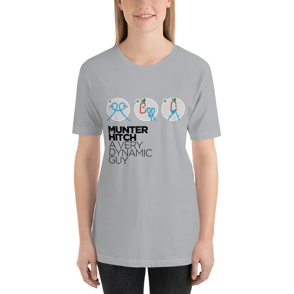 MUNTER HITCH - Camiseta manga corta unisex (Plata)