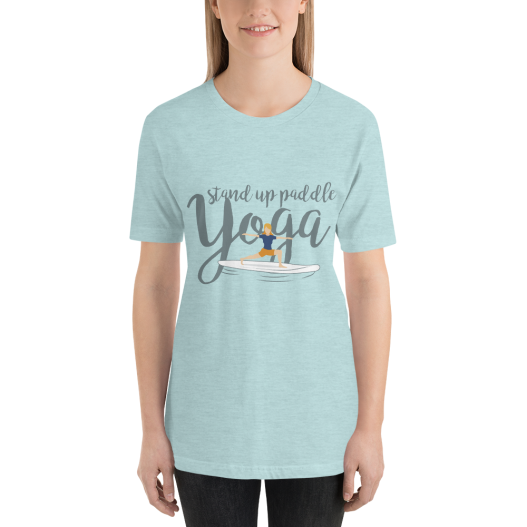 Stand Up Paddle Yoga Girl